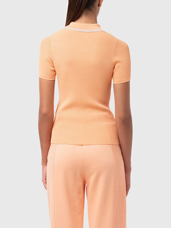 Polo shirt in elastic rips with patch - 2