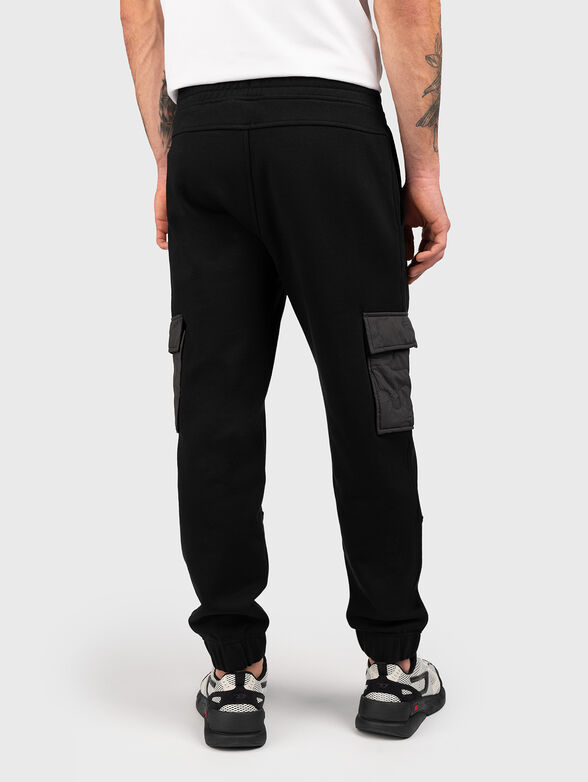 Sports trousers made of cotton blend  - 2
