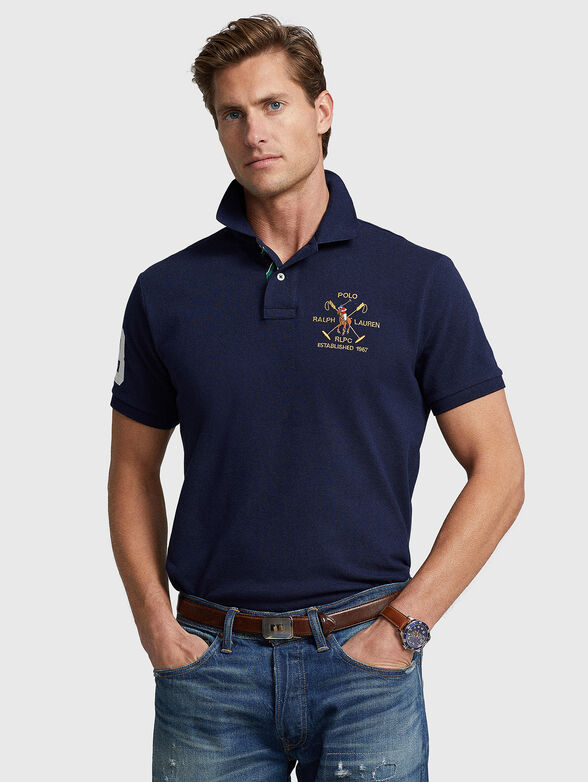 Polo-shirt with decorative elements - 1