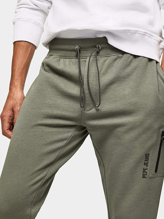 STEVEN cotton sports pants - 1