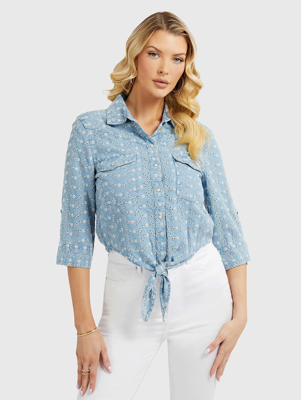 Shirt with embroidery - 1