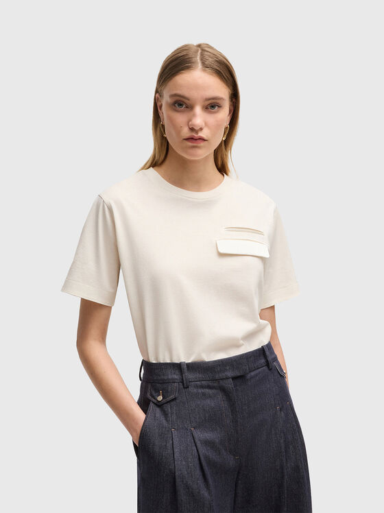 Tricou cu buzunar decorativ  - 1