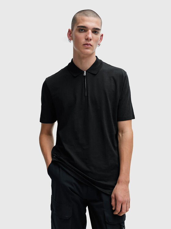 Polo shirt with zipper - 1