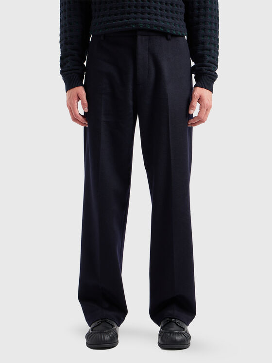 Pantaloni din amestec de lână - 1