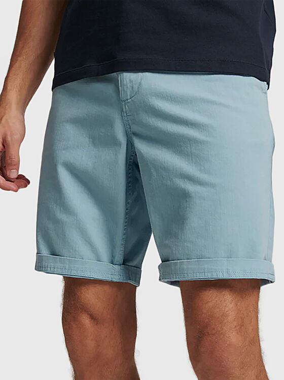 Pantaloni scurți chino albaștri VINTAGE - 1
