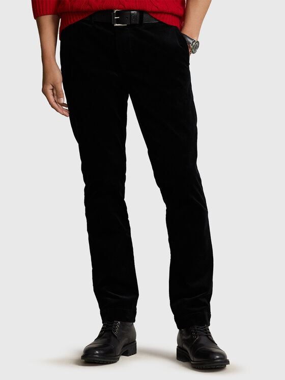 Black corduroy pants - 1