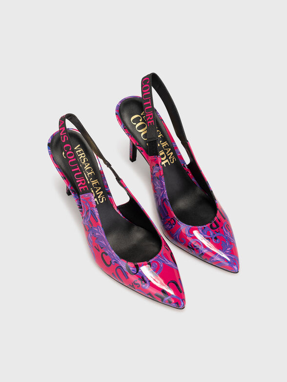 SCARLETT heeled shoes with logo accents - 6