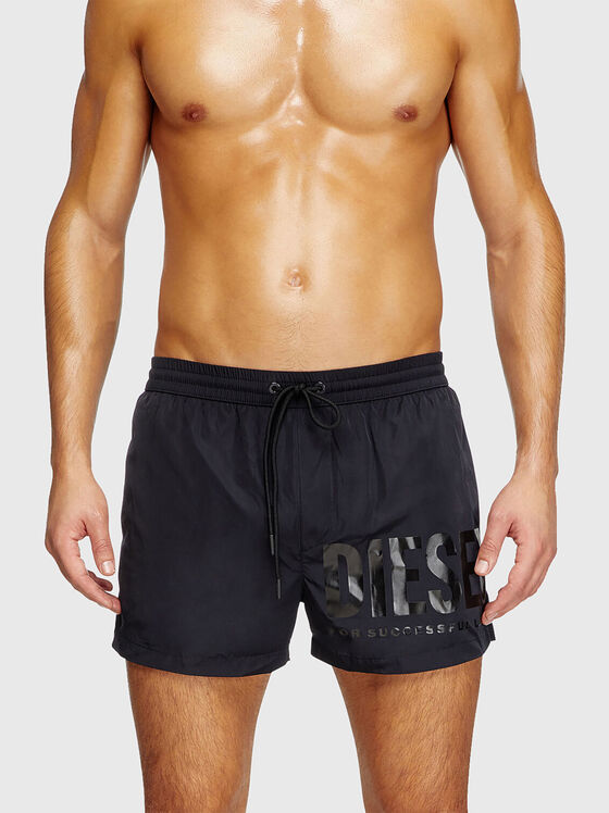 MARIO-34-D-CORE beach shorts with logo print - 1