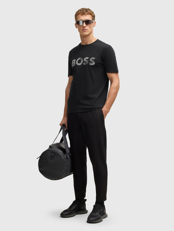 Cotton T-shirt with logo print - 2