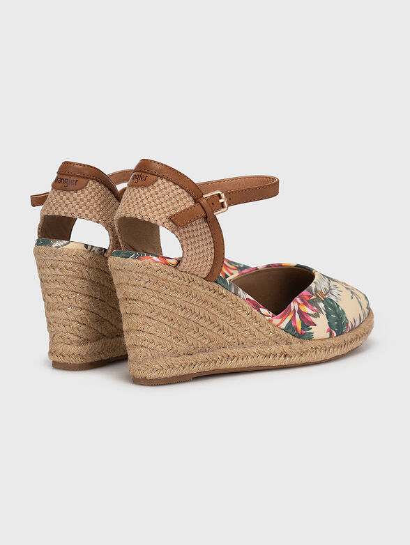 BRAVA platform espadrilles with floral print - 3