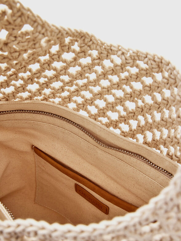 Big knitted bag with tote bag - 6