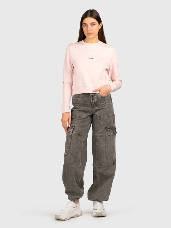 Sweatshirt with logo embroidery - 2