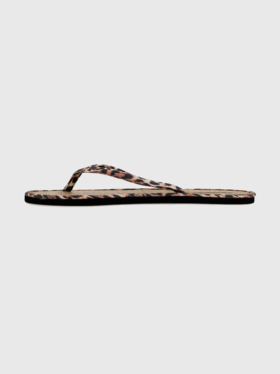 SUMMER GLAM slippers with animal print - 1