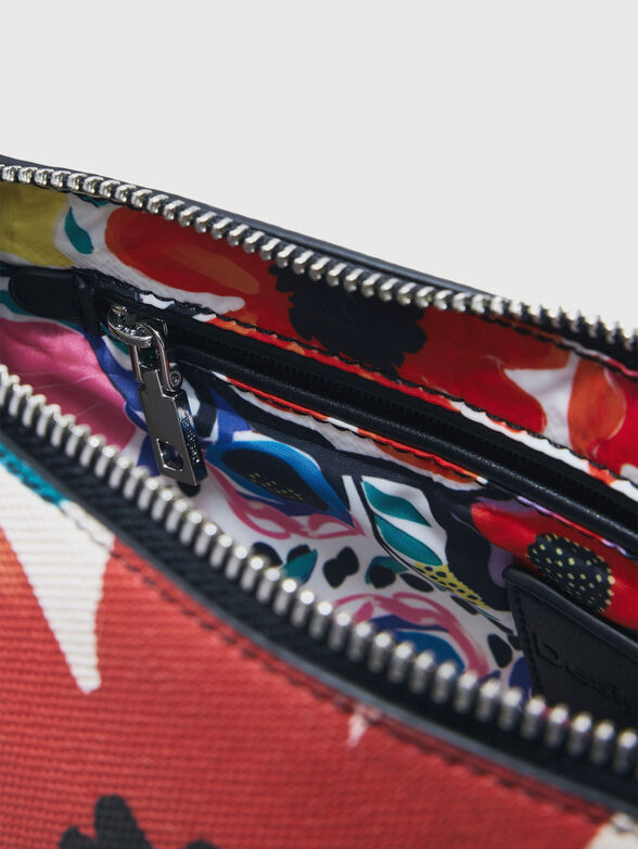 Crossbody bag with floral print - 6