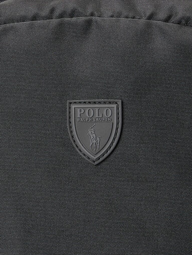 Black backpack with logo detail - 4