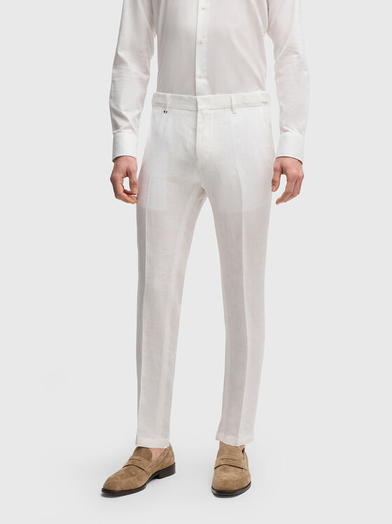 C-GENIUS linen trousers - 1