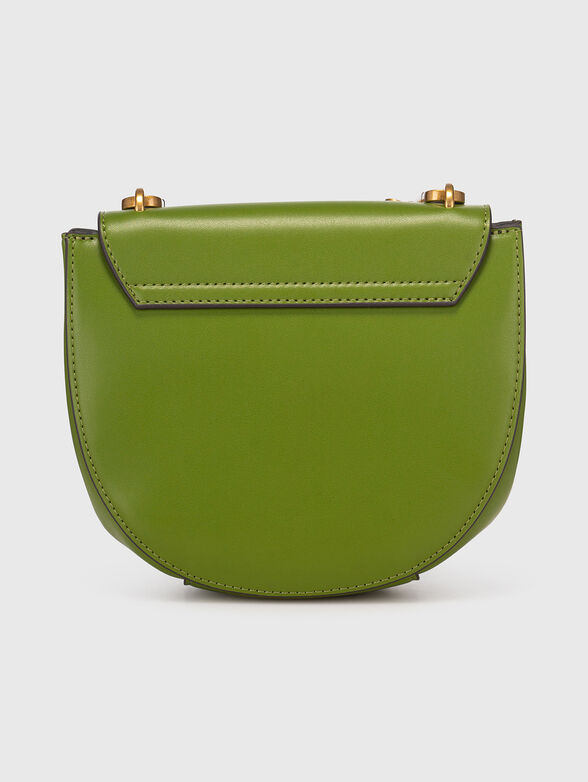 Black crossbody bag with metal logo accent - 3