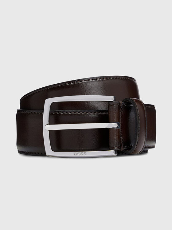 CELIE leather belt in black - 1