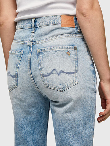 RAINBOW blue jeans with washed effect - 3