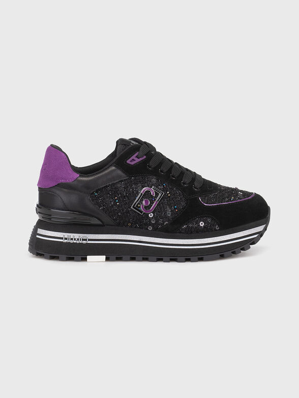 Sneakers with purple details - 1