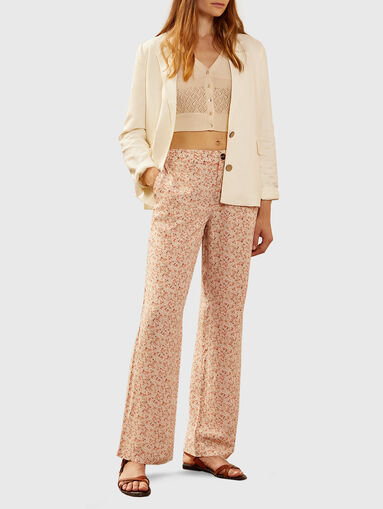 ARLETTE trousers with floral print - 4