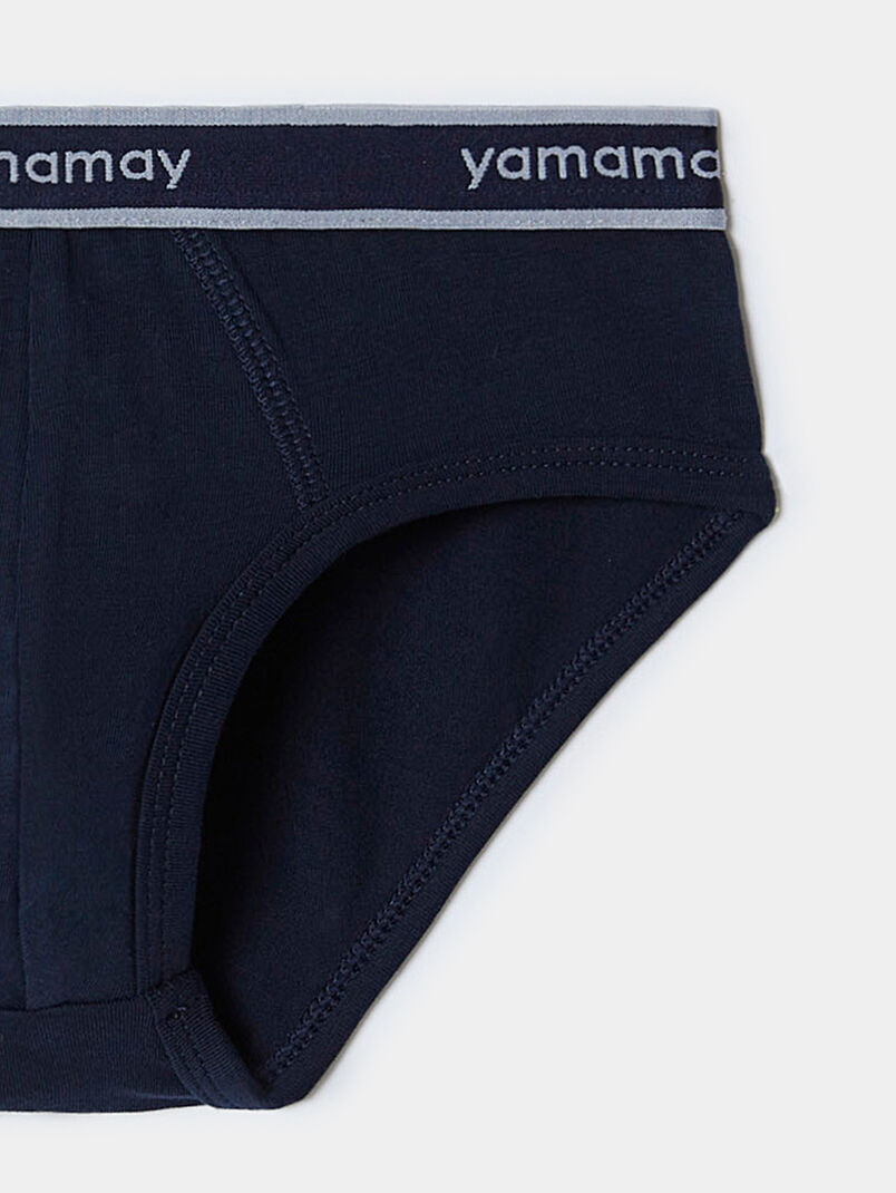 Set of two slips in dark blue and grey - 3