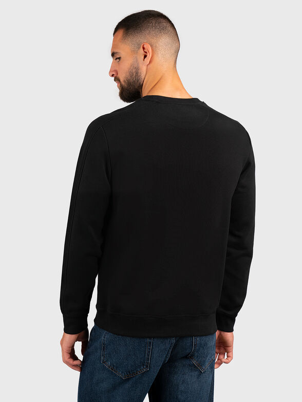Sweatshirt with contrasting geometric print - 3