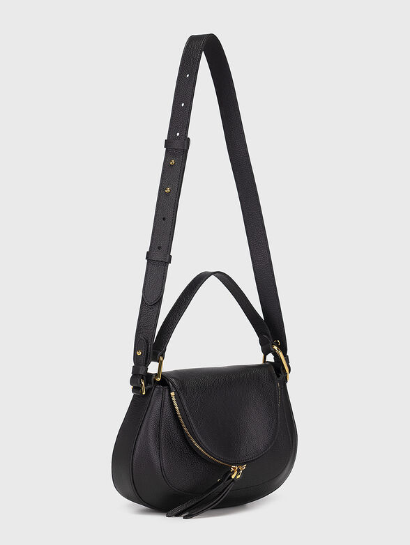 Black leather hobo bag - 2