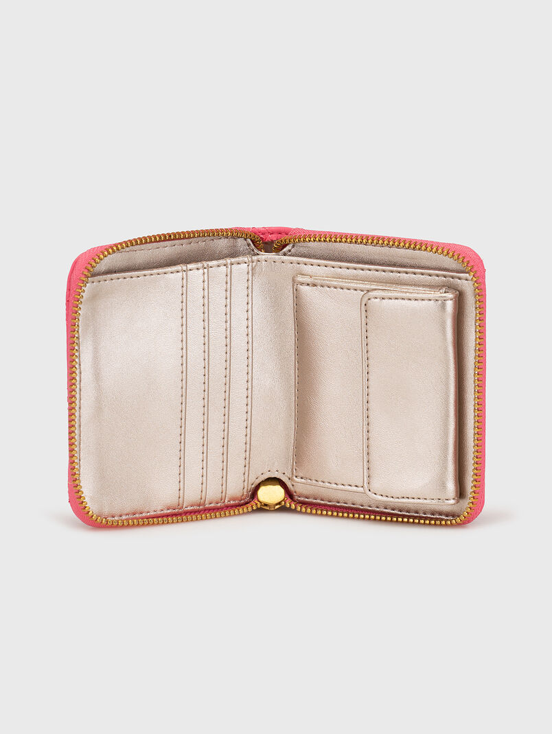GIULLY wallet with quilted effect in beige color - 3