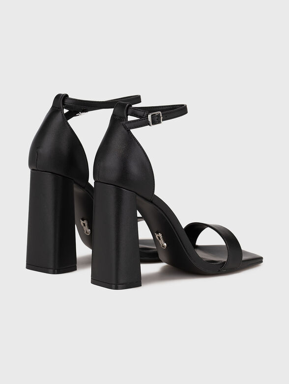 AIRY black heeled sandals - 3
