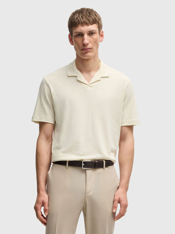 Tricou polo din bumbac cu mâneci scurte - 1