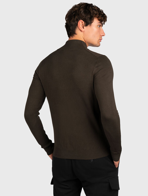Black zip cardigan - 3
