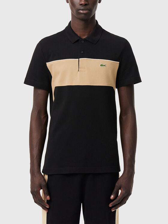 Tricou polo L.12.12 cu elemente contrastante - 1