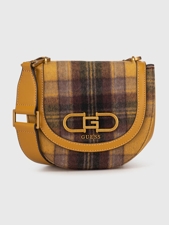 Plaid mini crossbody bag - 1