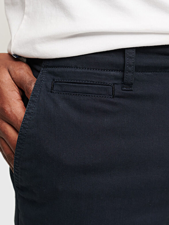VINTAGE beige chino shorts - 4