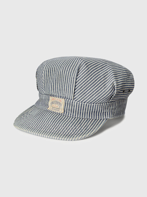 Striped railroad cap - 1