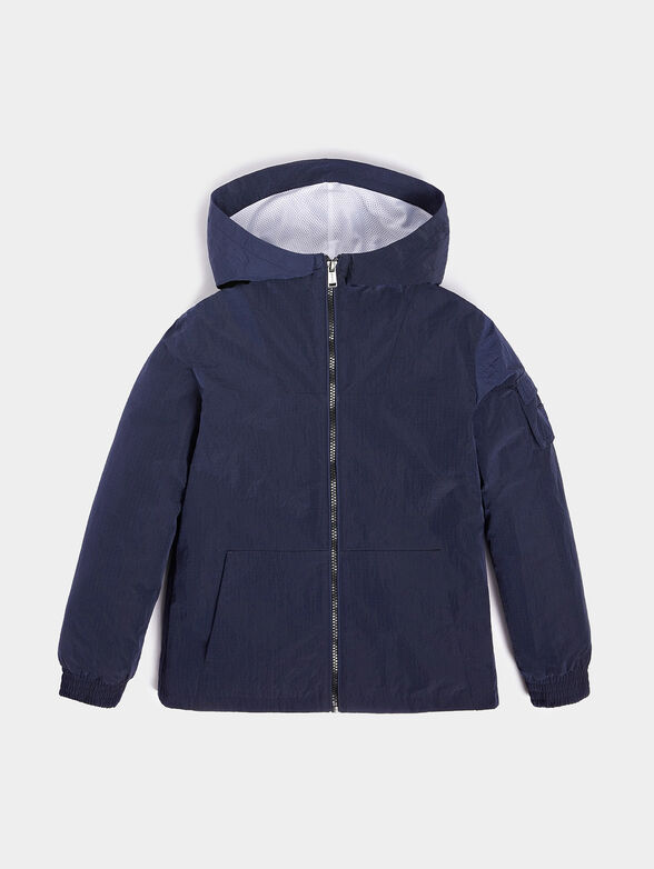 Jacket with hood and zip - 1