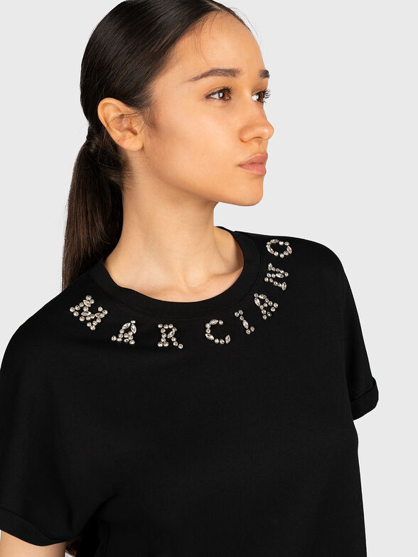 NOEMI T-shirt with rhinestones  - 4