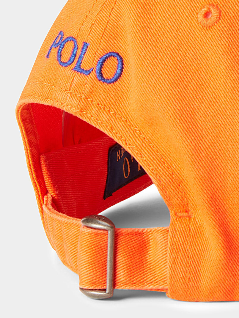 Baseball cap in orange color - 3