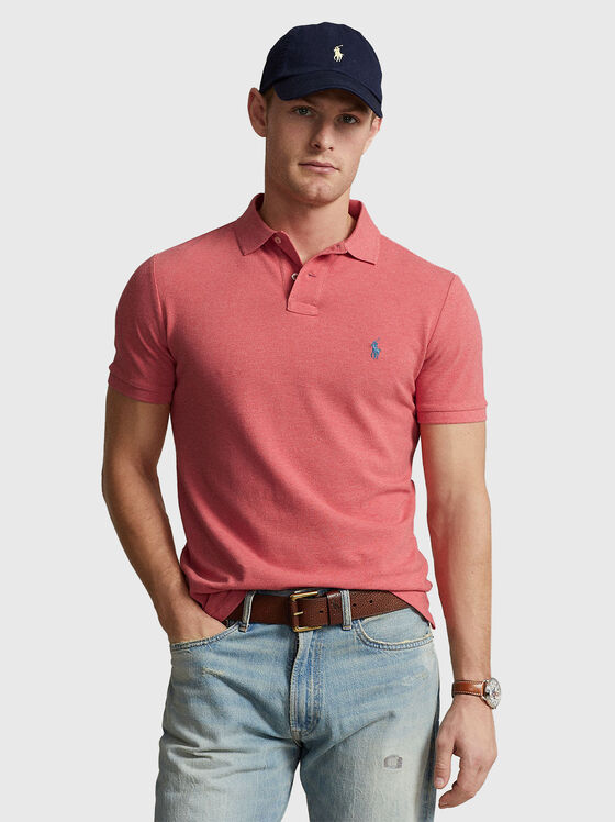 Tricou polo cu logo contrastant - 1