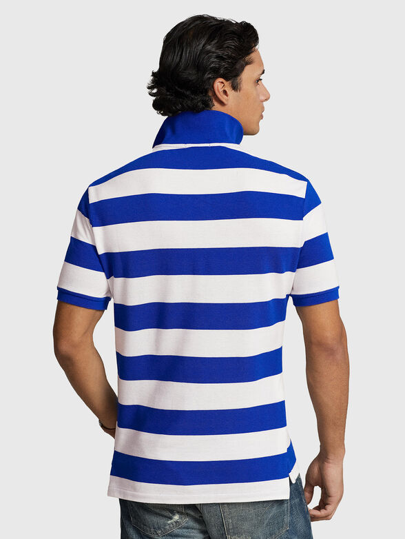 Striped Polo-shirt with Polo Bear embroidery - 3