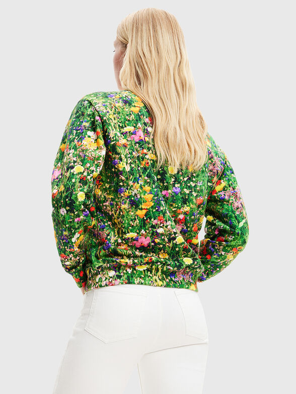 PRADO sweatshirt with floral print - 3