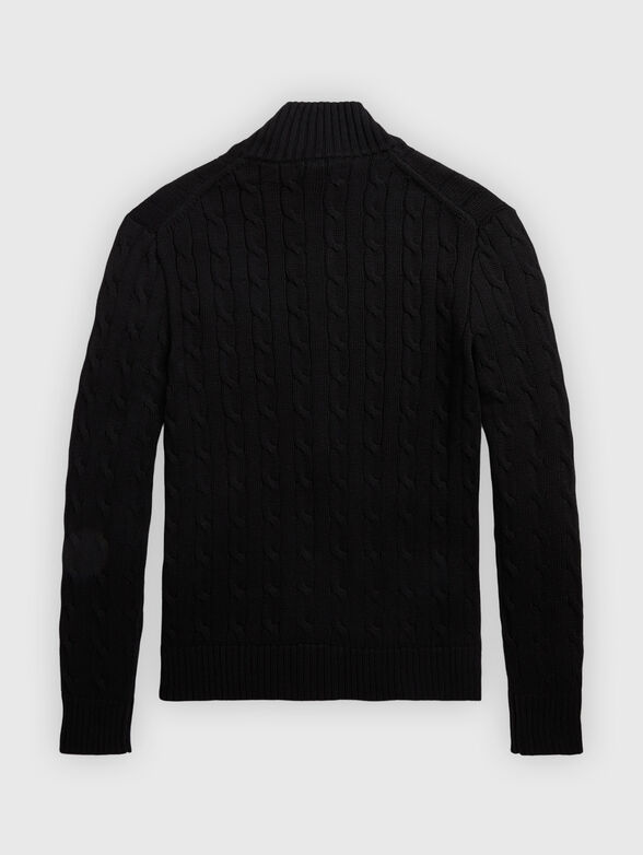 Zip cardigan in cotton - 2
