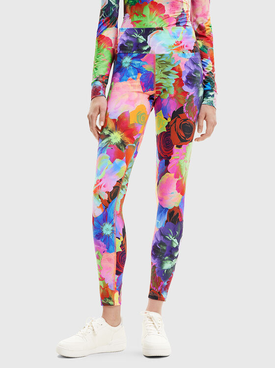 TULIPA sports leggings with colorful print - 1