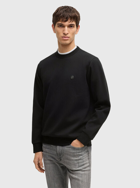 C-SHARPE oval-neck sweater - 1