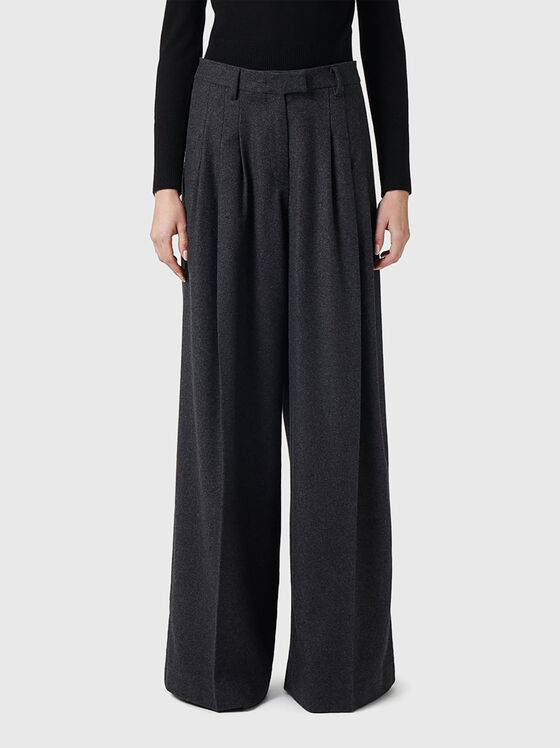 Pantaloni din amestec de lână - 1