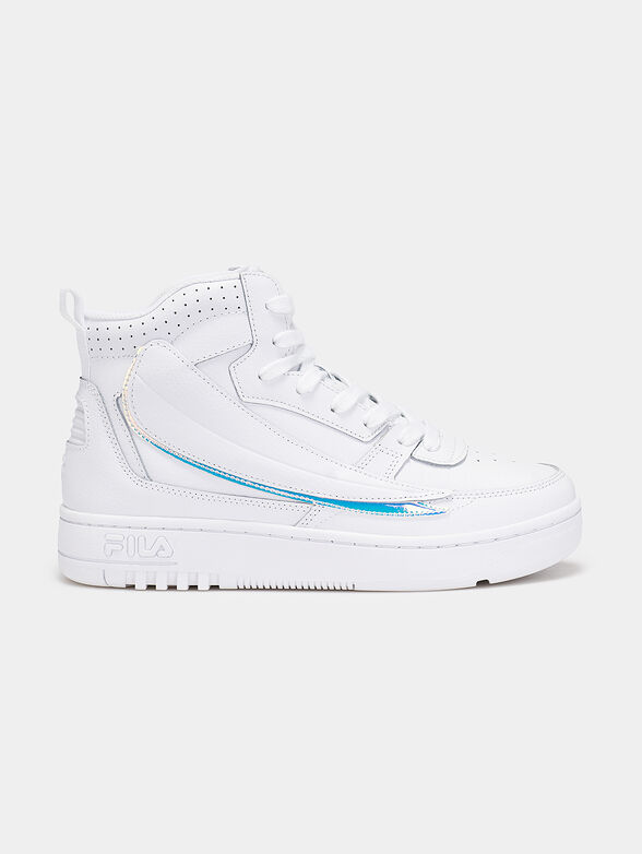 High sneakers with holographic accents - 1