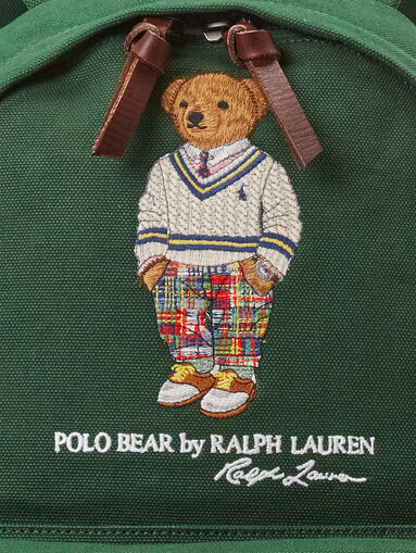 Cotton backpack with Polo Bear embroidery - 4