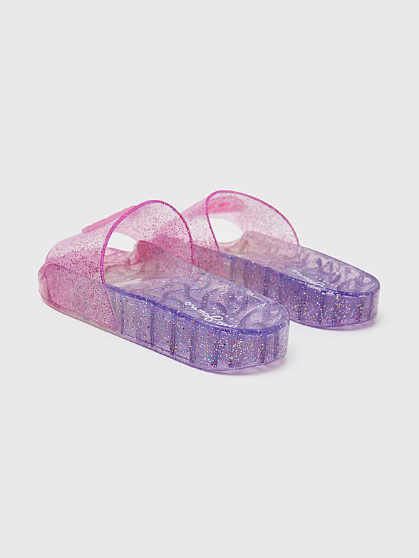 WAVE slippers with glittering accents - 3