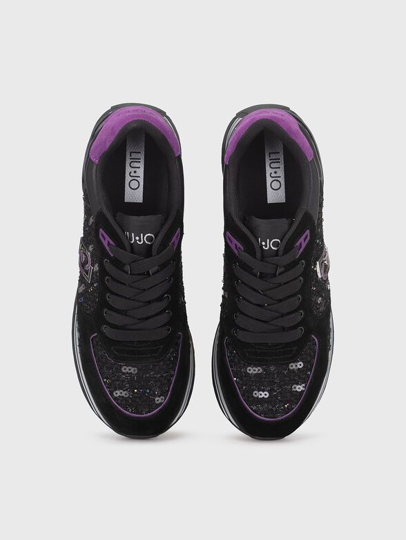 Sneakers with purple details - 6